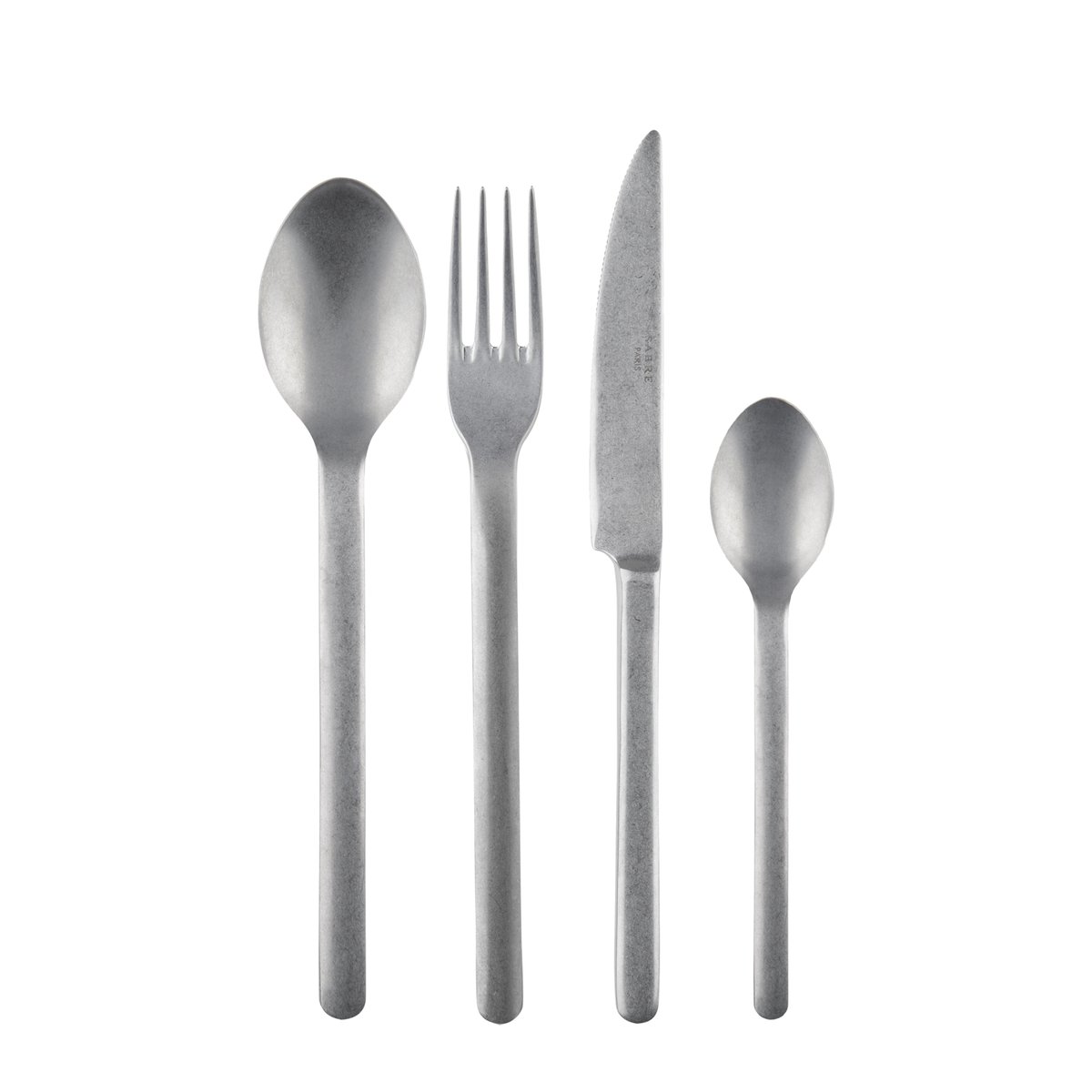 Set de 4 couverts de table, Loft Vintage inox, SABRE
