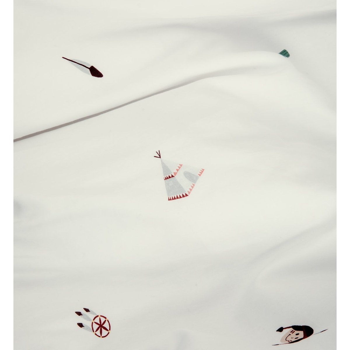 Housse de couette bébé en coton bio, PETITE PLUME petite plume, KADOLIS