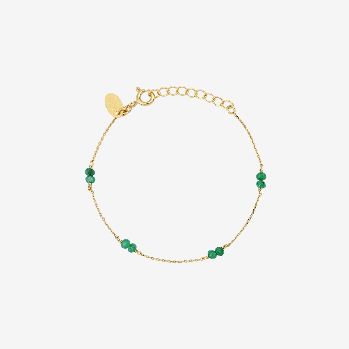 Bracelet venus agate verte vert, CAROLINE NAJMAN