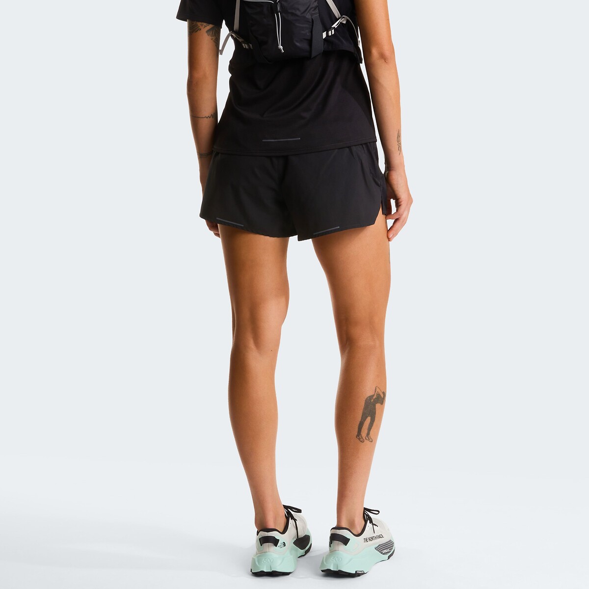 Short Sunriser pour trail running noir, THE NORTH FACE
