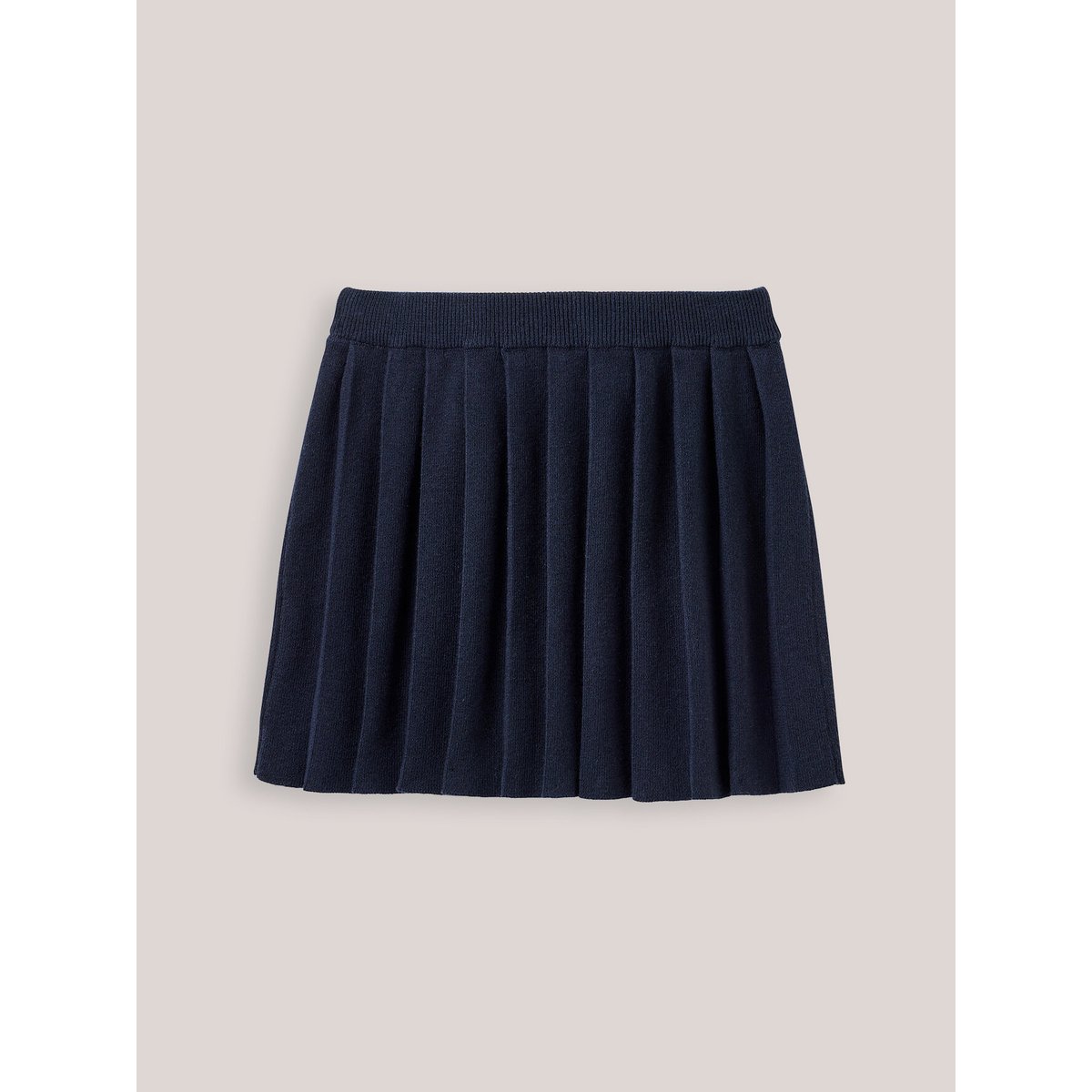 Jupe plissée en tricot   Collection Junior bleu, CYRILLUS