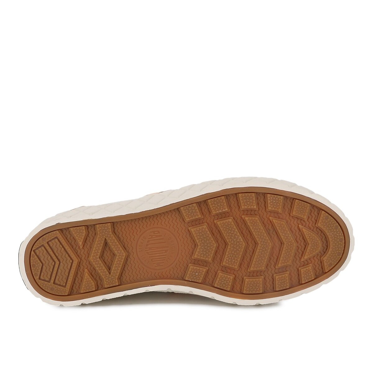 Palla Ace Lo Mix Leren lage sneakers beige , PALLADIUM