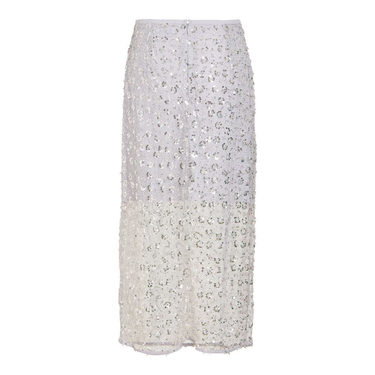 Jupe Mi-Longue gris - silver1, VILA