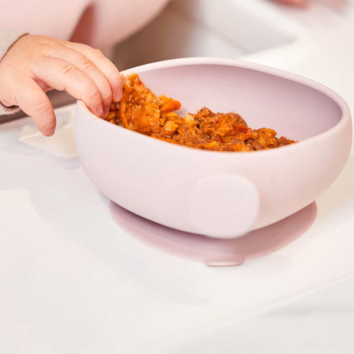 Bol ventouse silicone pour bébé rose, B.BOX