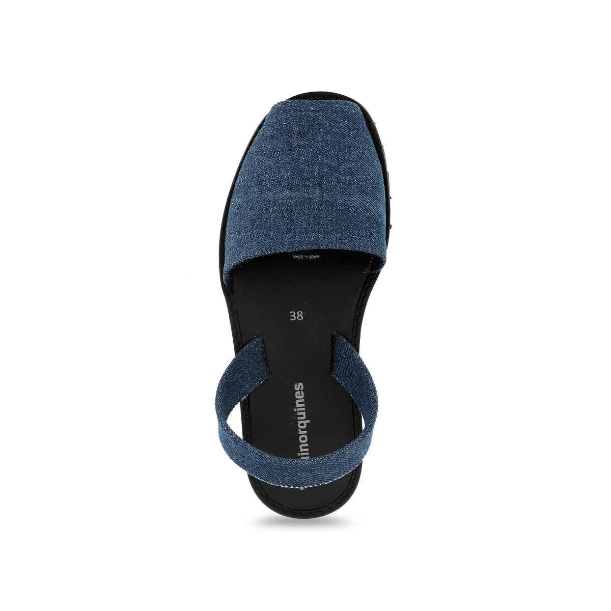 Sandales plates Avarca bleu nuit, MINORQUINES