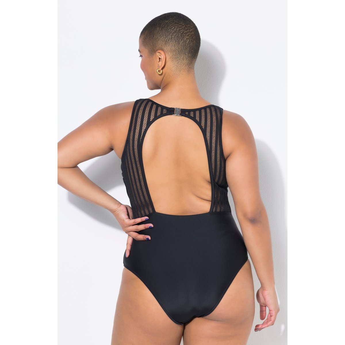 Maillot de bain à bonnets souples noir, STUDIO UNTOLD
