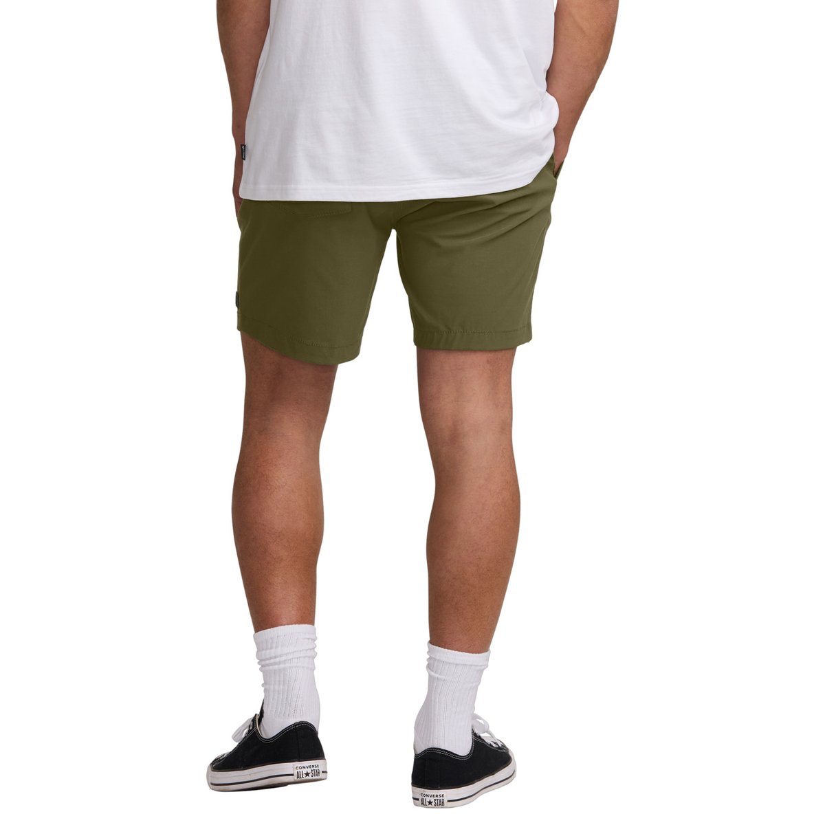 Short de marche à taille élastique grün olive, QUIKSILVER