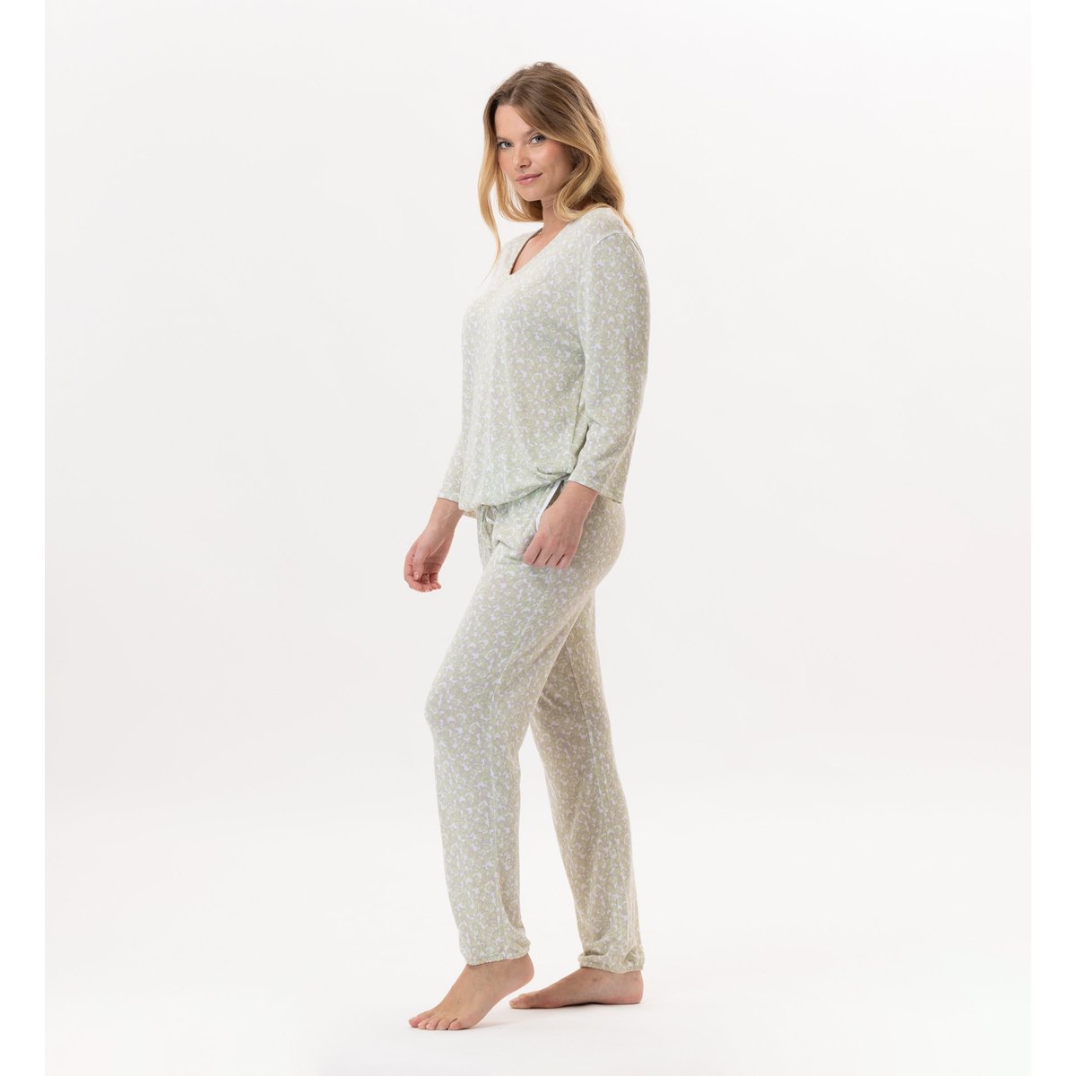 Jogging en viscose CALISSON 912 vert, LE CHAT