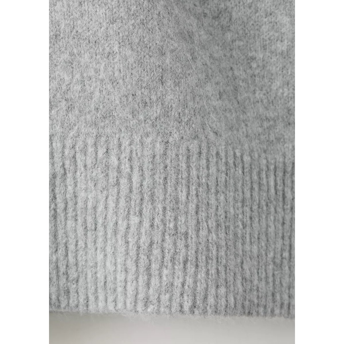 Robe courte maille gris, MANGO