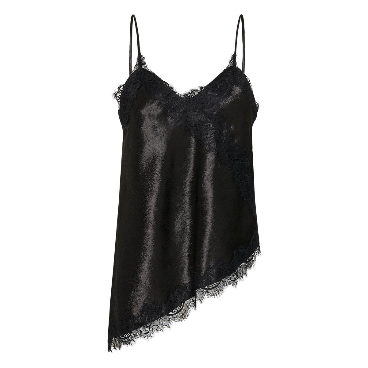 Blouse sans manches noir black, SOAKED IN LUXURY