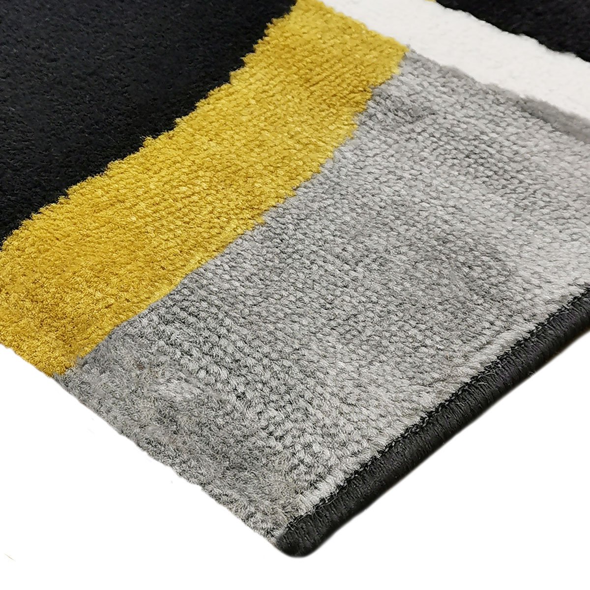 Tapis moderne toucher laineux motifs cercles UNDERGOOD BUBBLES gris, THE DECO FACTORY