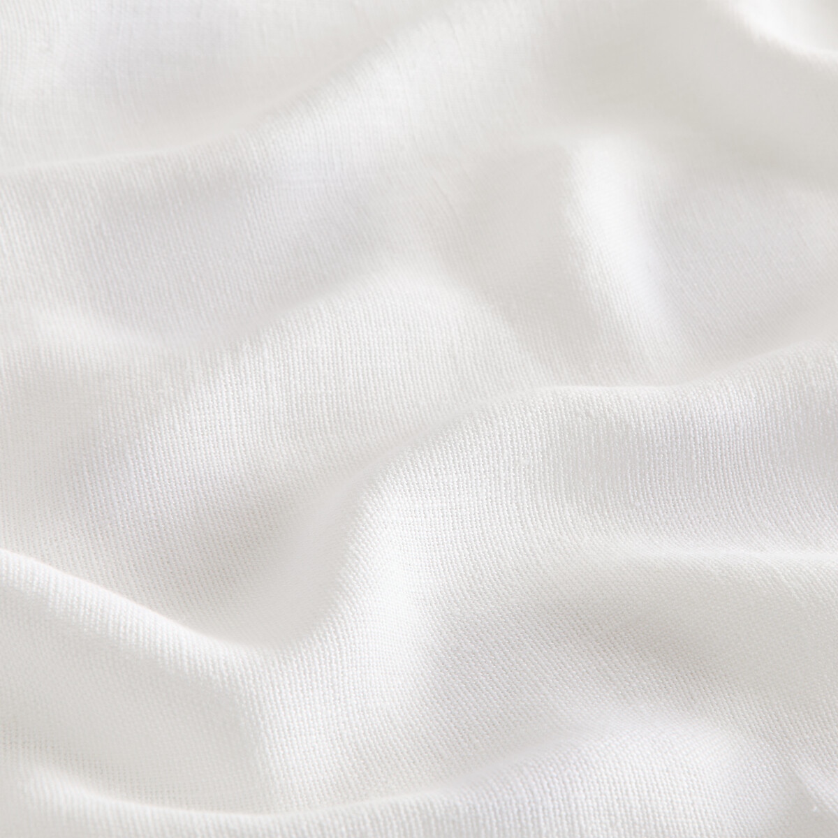 Cedal Heavyweight Linen Curtain with Concealed Tab Top Header white, AM.PM