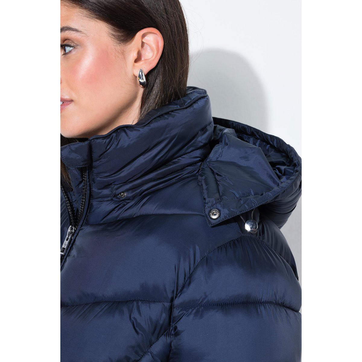 Veste matelassée HYPRAR, capuche amovible marine, ULLA POPKEN