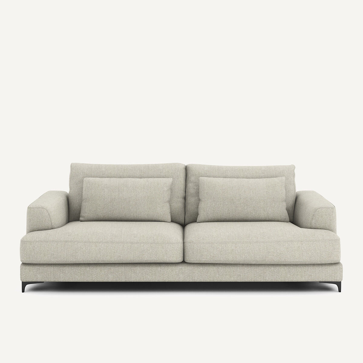 4-Sitzer-Schlafsofa Marsile, Tweed-Optik elfenbein, AM.PM