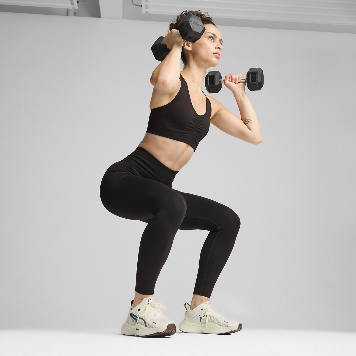 Legging de fitness sans couture Shapeluxe noir, PUMA