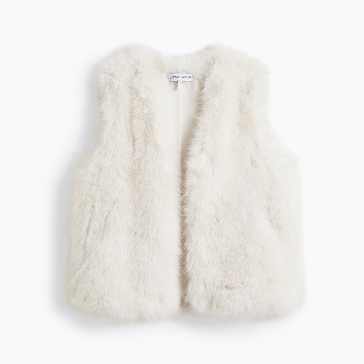 Gilet court COLETTE lait, LAURENCE TAVERNIER
