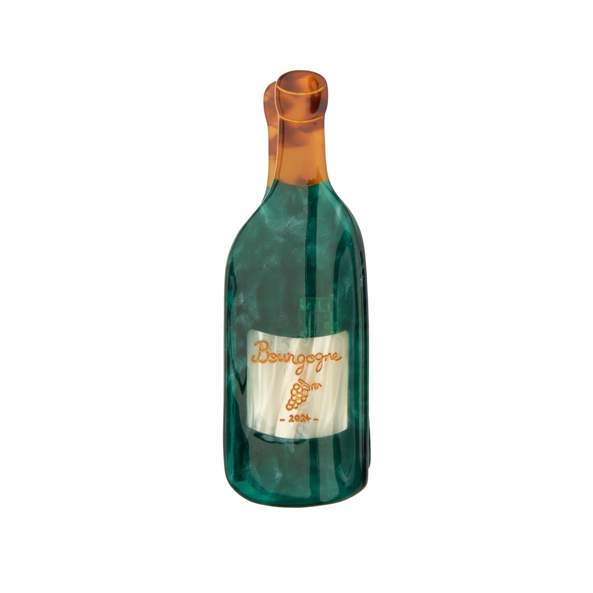 Pince à cheveux VIN vert bouteille, COUCOU SUZETTE