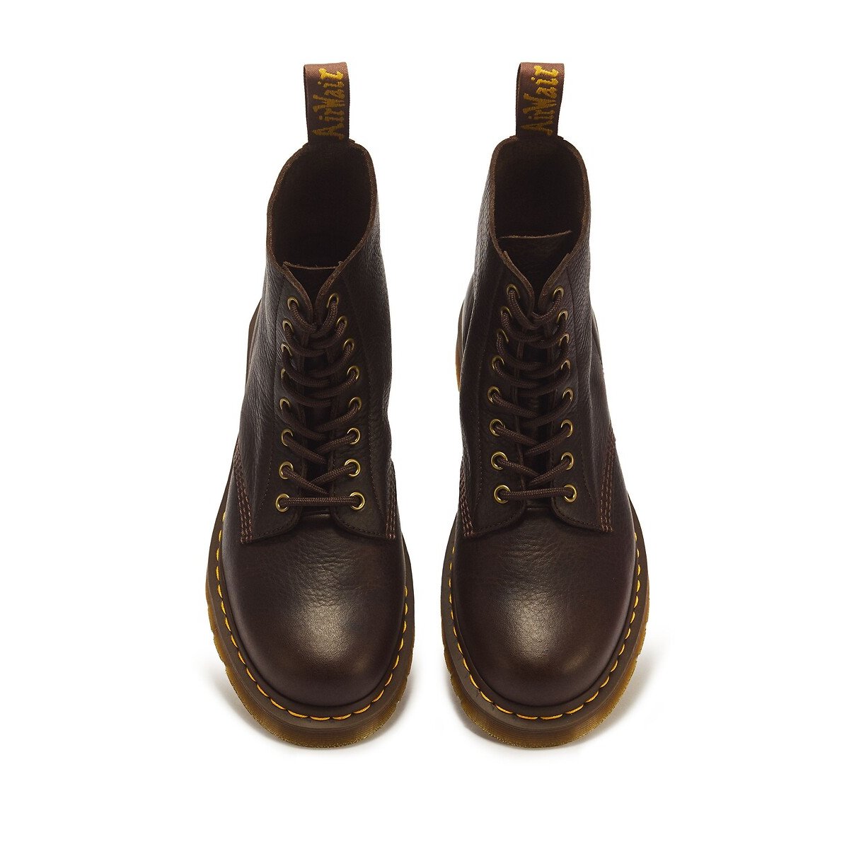 Boots 1460 Pascal en cuir Ambassador marron foncé, DR. MARTENS