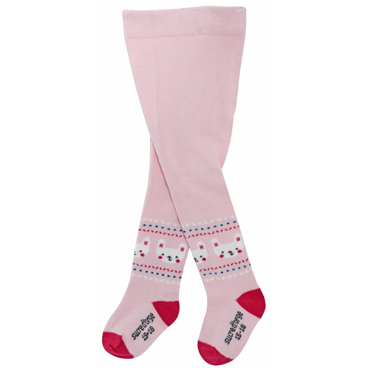 Robe + collant bebe fuchsia folklore baby rose, SUCRE D'ORGE