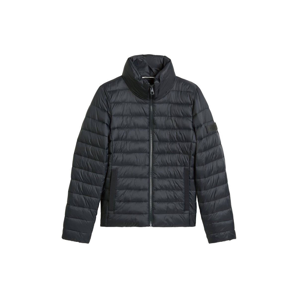 Veste matelassée légère fitted avec des matériaux recyclés bleu foncé, MARC O'POLO
