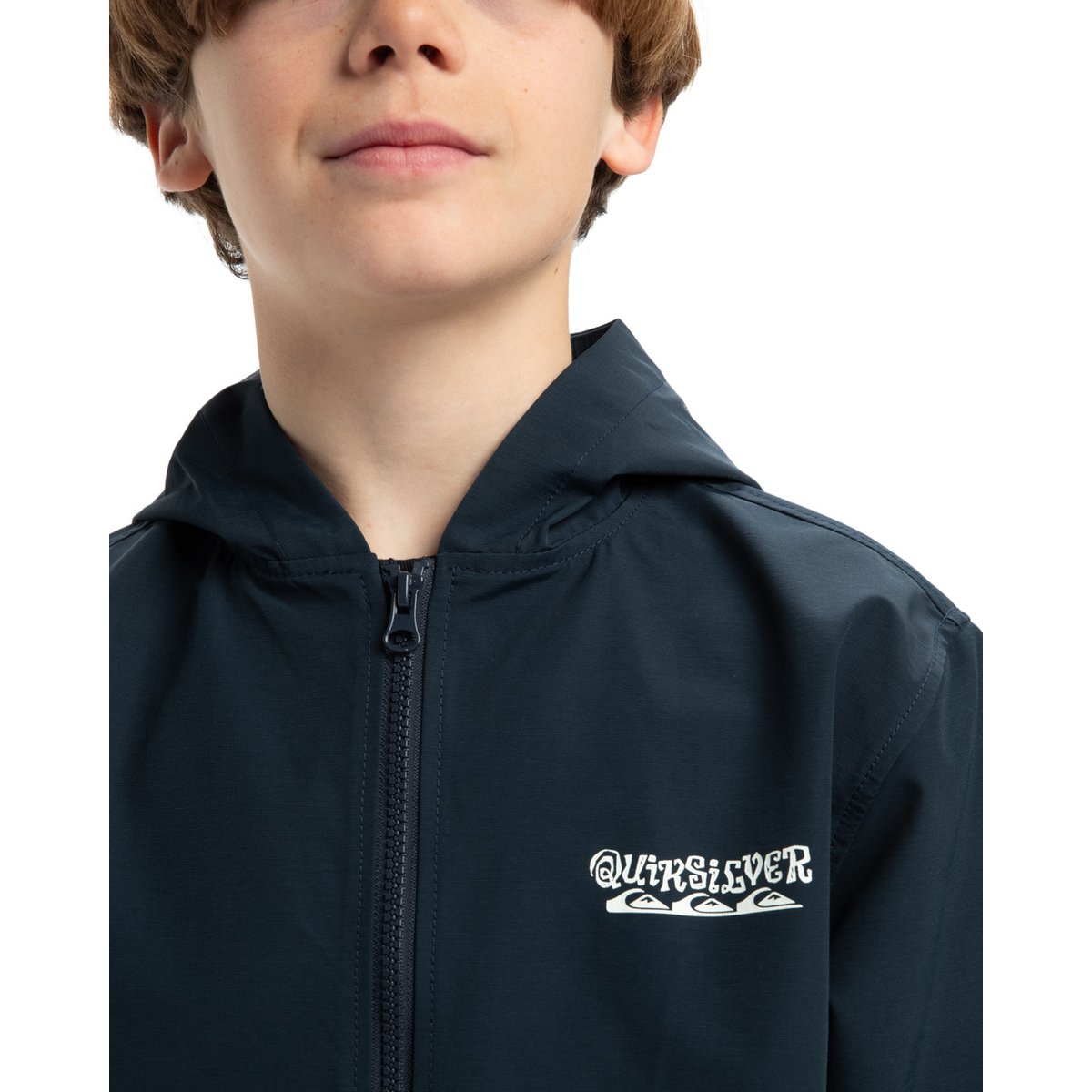 Veste coupe-vent à capuche RAIN CLOUD bleu dark navy, QUIKSILVER