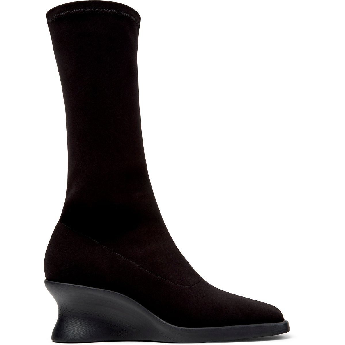 Botte haute Louise Technical Textile noir 001, CAMPER