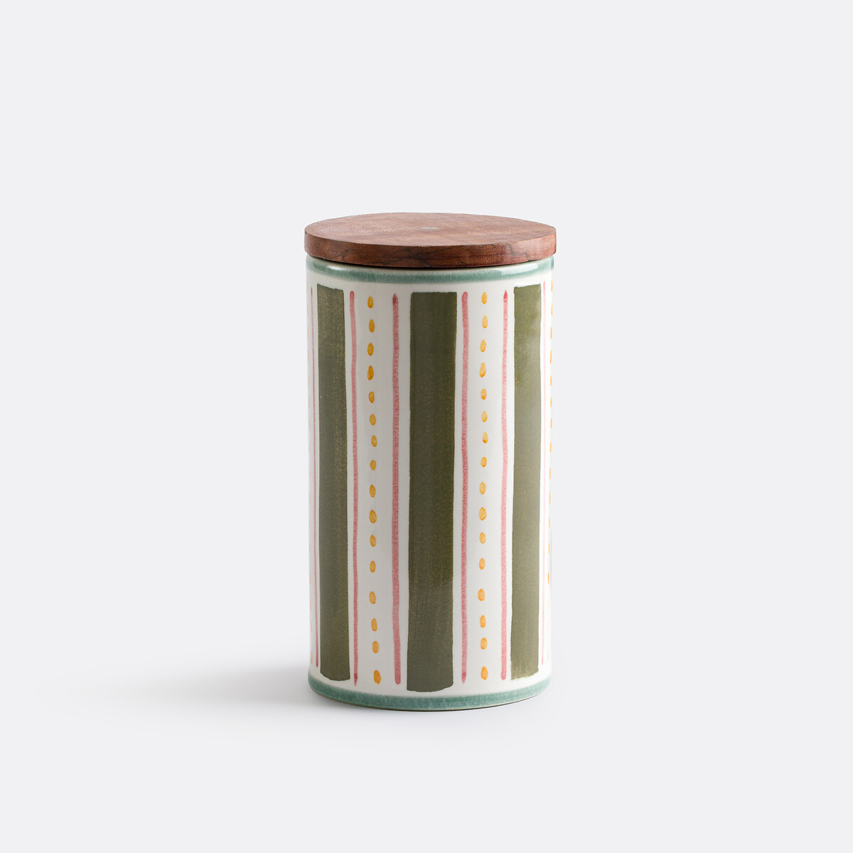Baldia Glazed Stoneware Storage Jar, H19cm multi-coloured, LA REDOUTE INTERIEURS