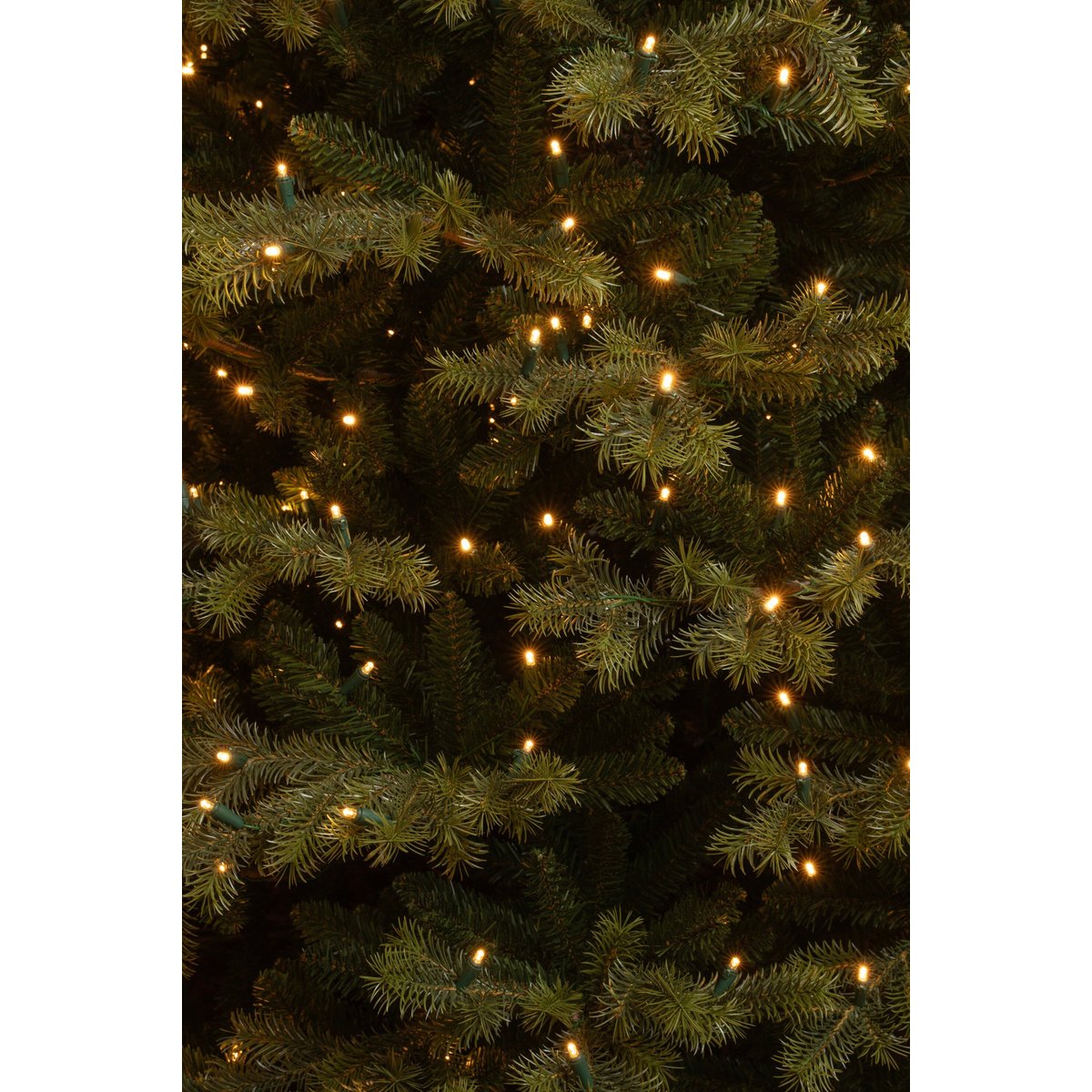 Sapin de Noël artificiel avec LED H215 cm CLIVE vert, BLACK BOX TREES