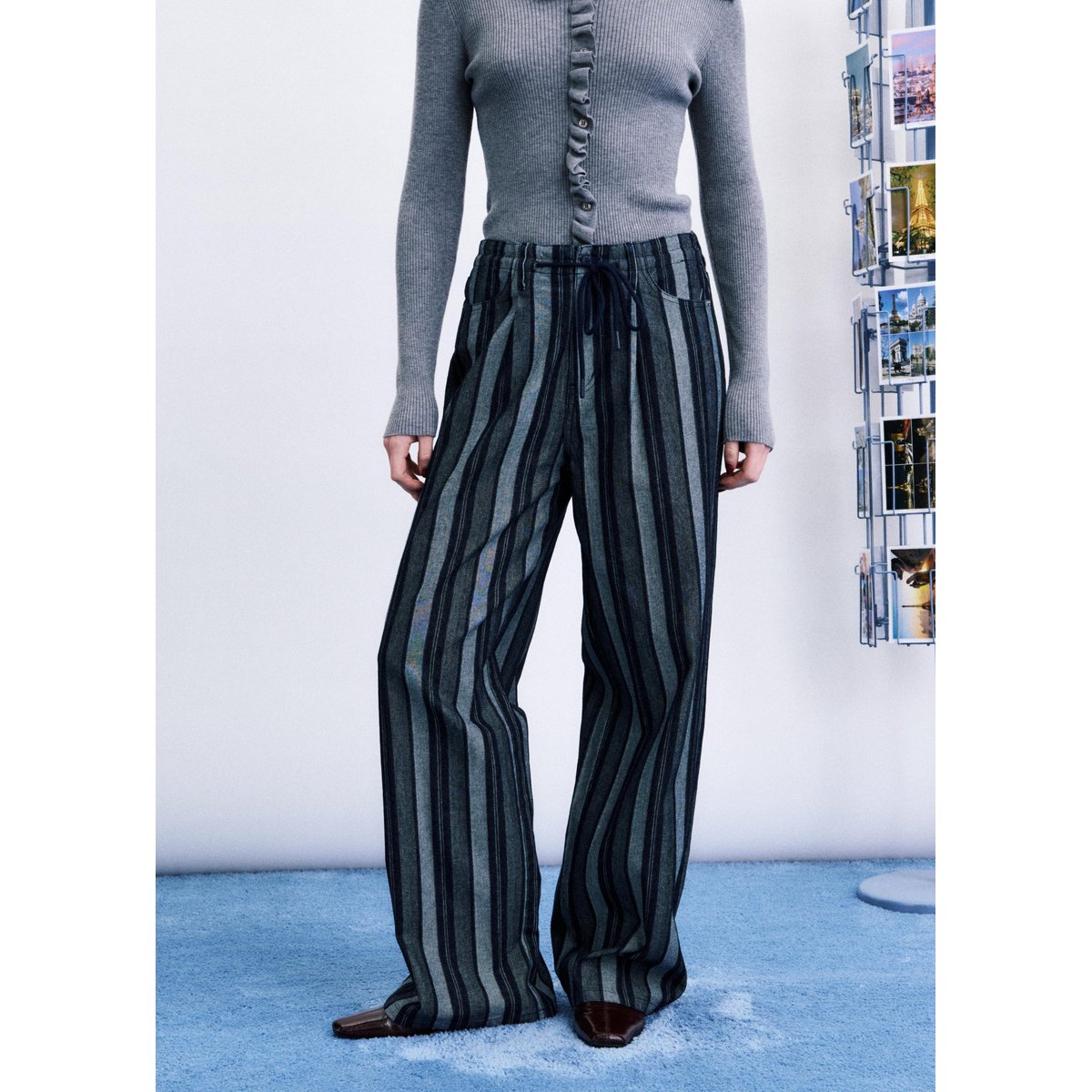 Jean Leucades en coton LEUCADES bleu nuit, FRNCH
