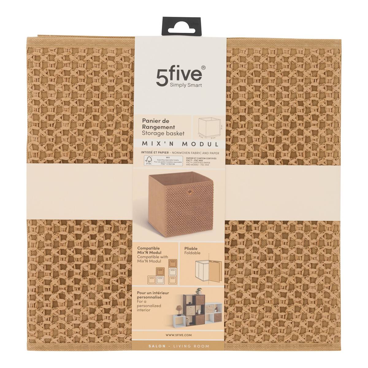 Boîte de rangement MIX'N MODUL beige, 5FIVE SIMPLY SMART