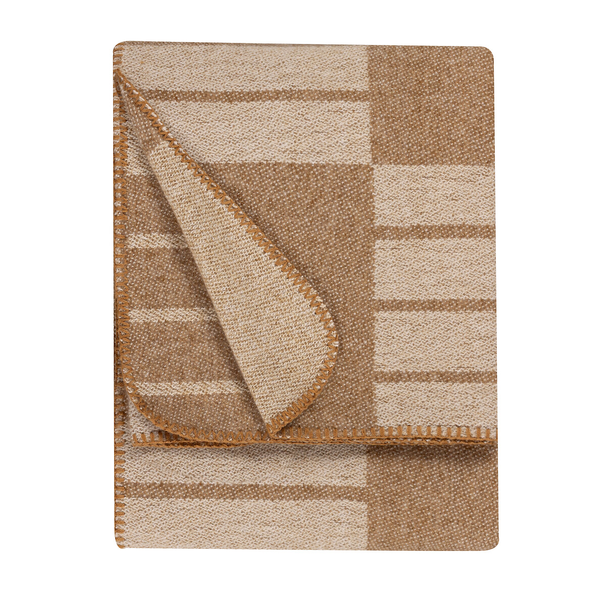 Harlech Woven Reversible Throw beige, YARD