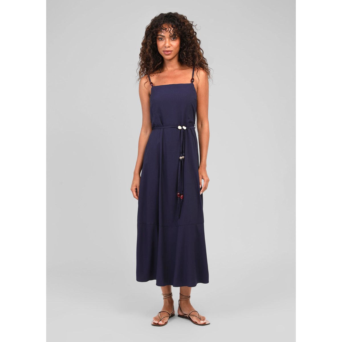 Robe Midi MALIAM marine, AN'GE