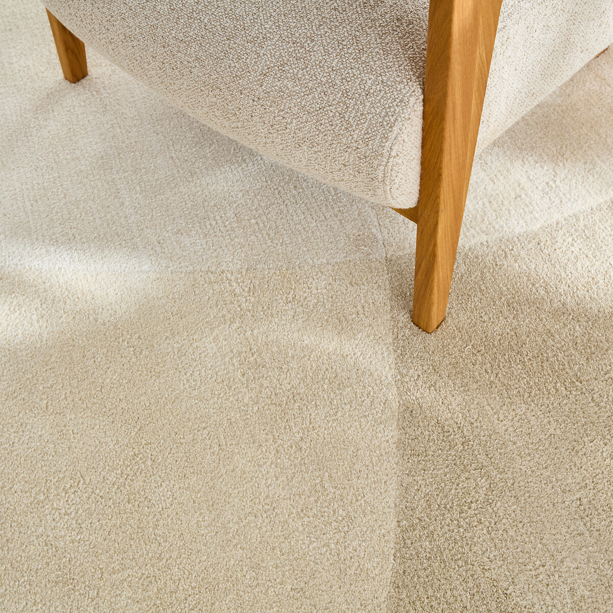 Tapis tufté à la main, en lyocell mélangé, LISSANDRO ecru, AM.PM