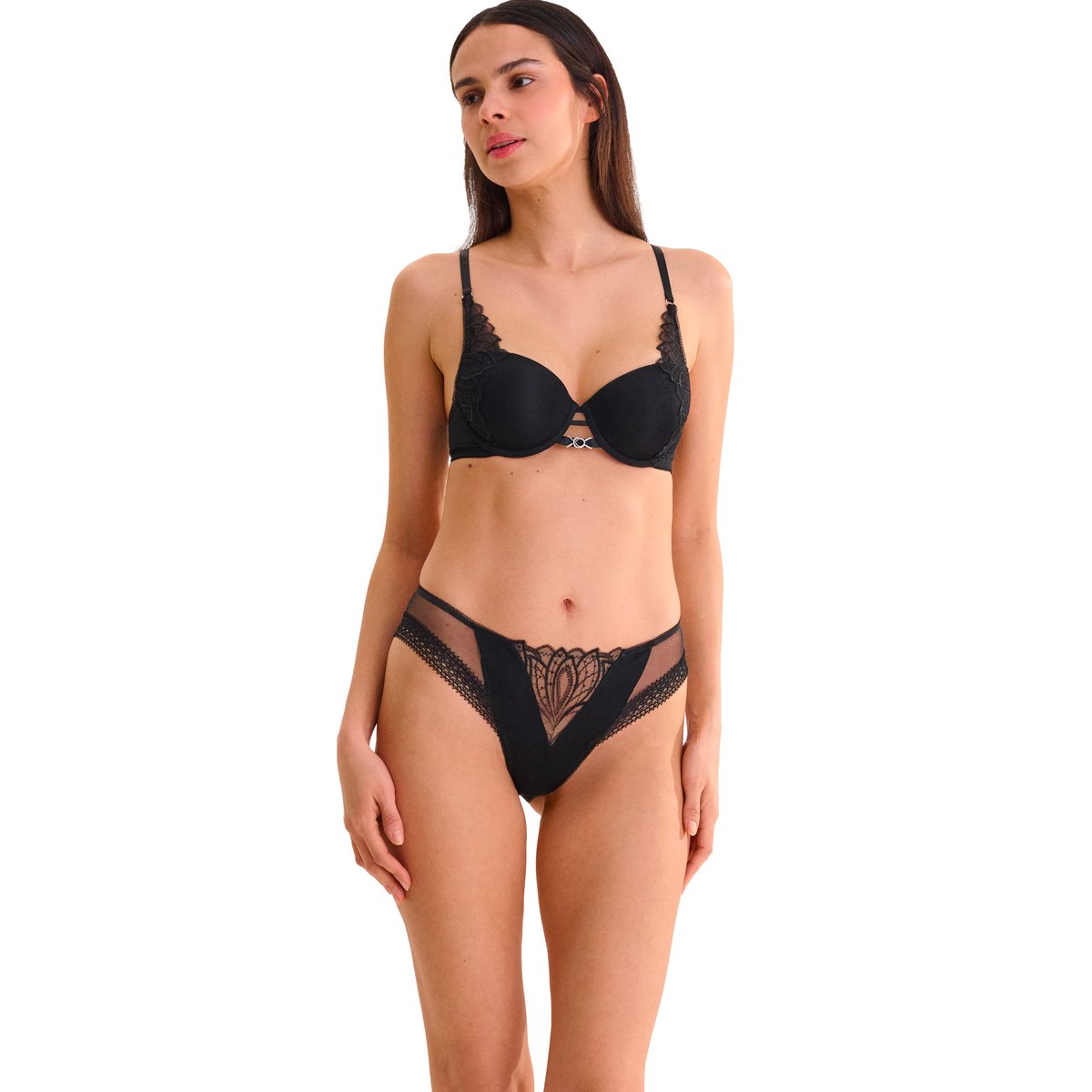 Soutien-gorge préformé ADVENTURE noir, LISCA