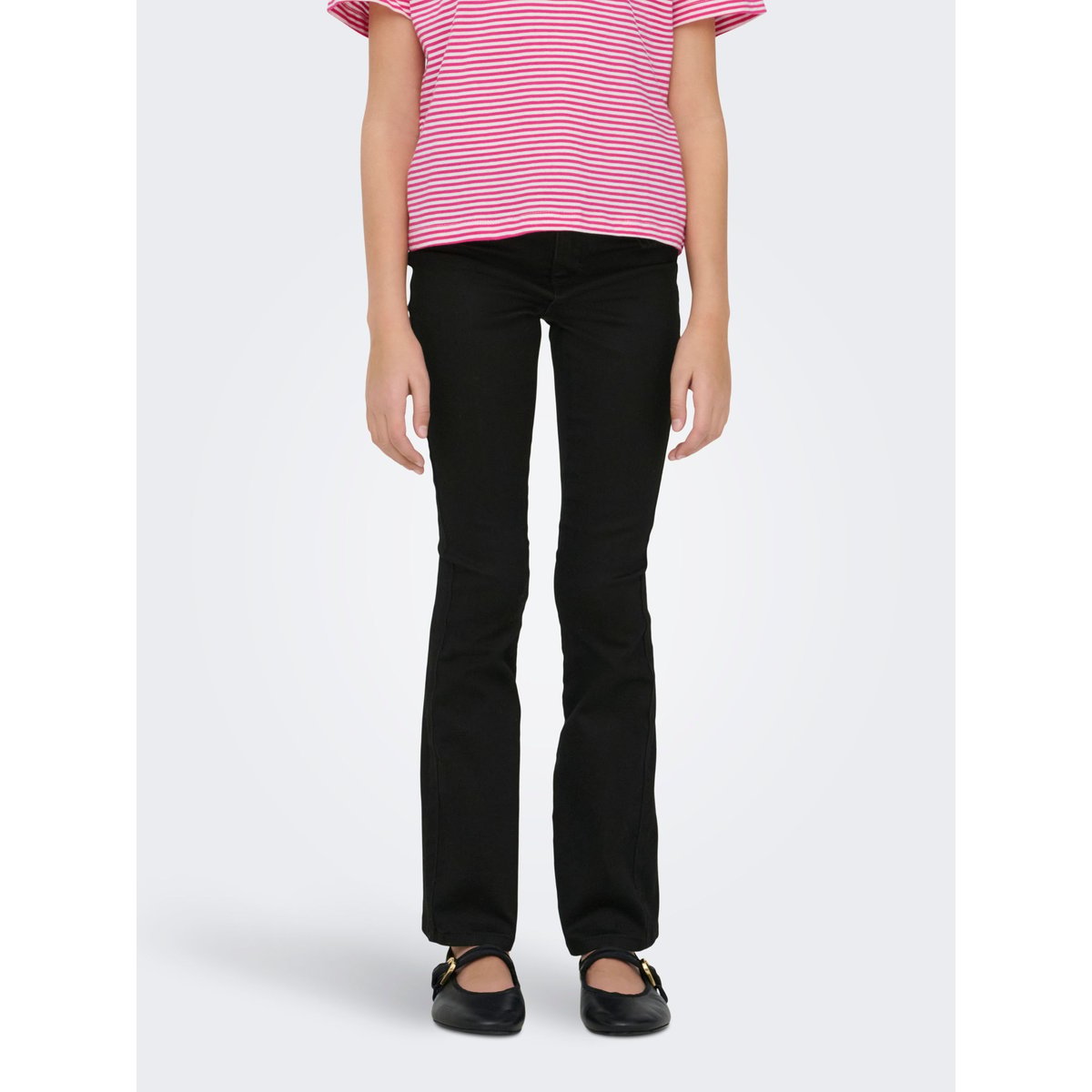 Jean flare black denim, KIDS ONLY