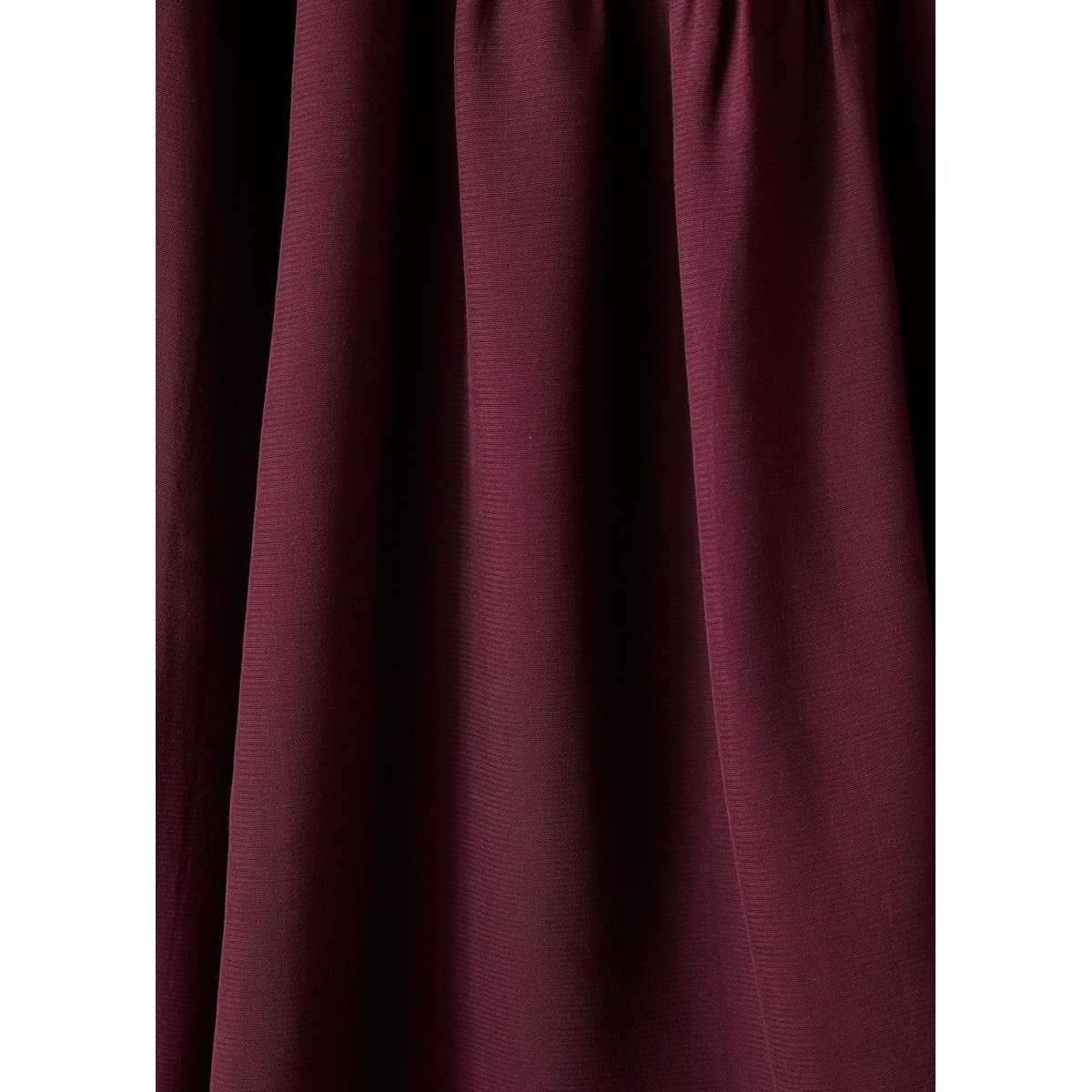 Top plissé manches longues bordeaux / noir, LA FEE MARABOUTEE