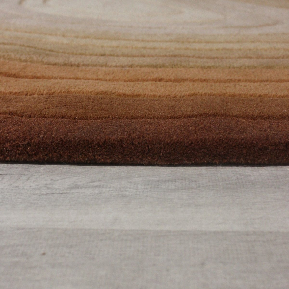 Tapis moderne en laine SHADOW marron, NOVATREND