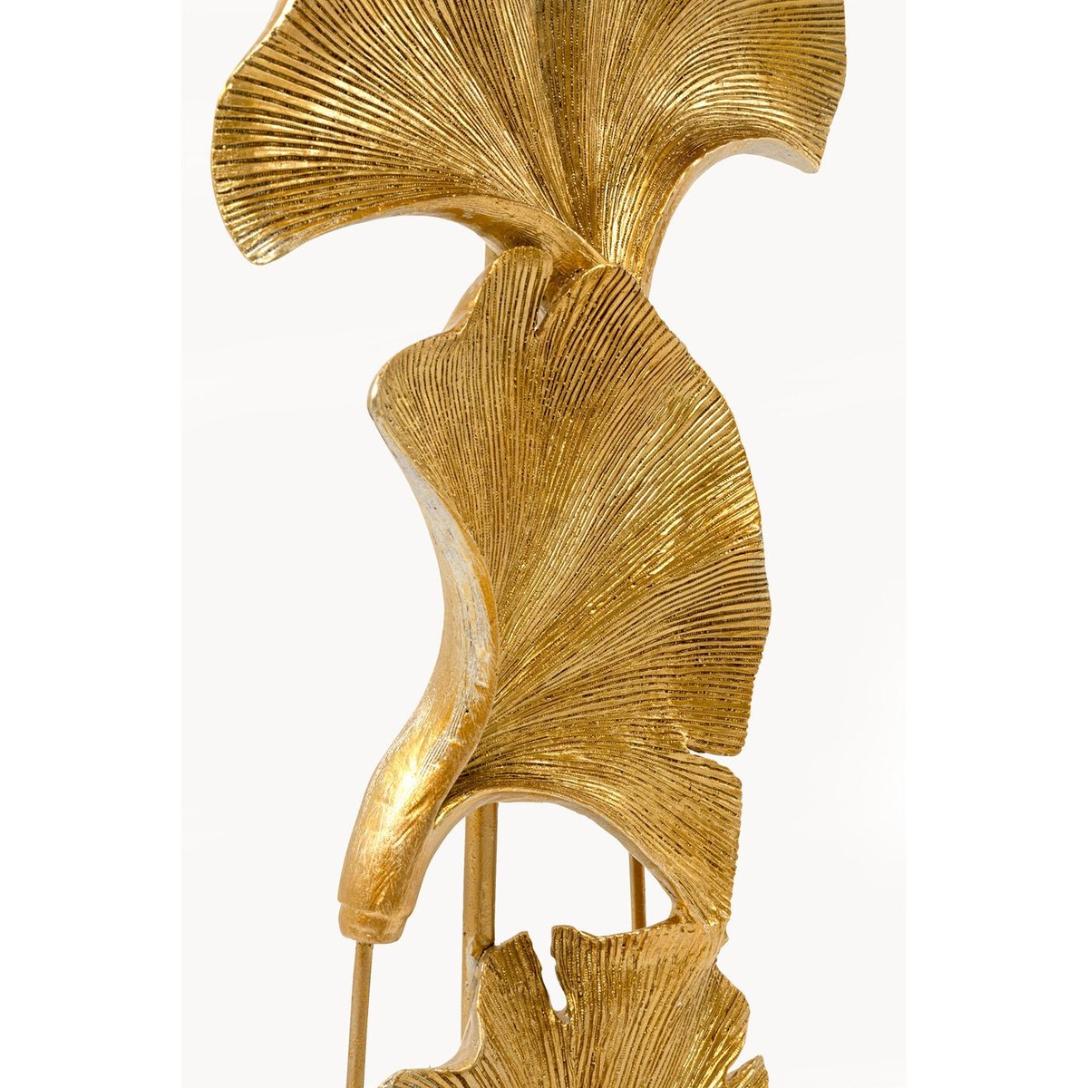 Lampadaire feuilles de ginkgo or, KARE DESIGN