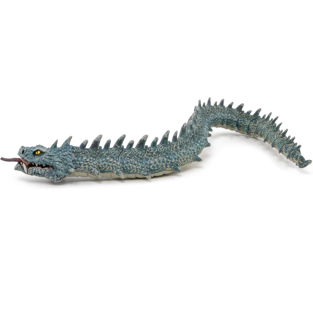 Figurine Basilic serpent maléfique légendaire bleu, PAPO