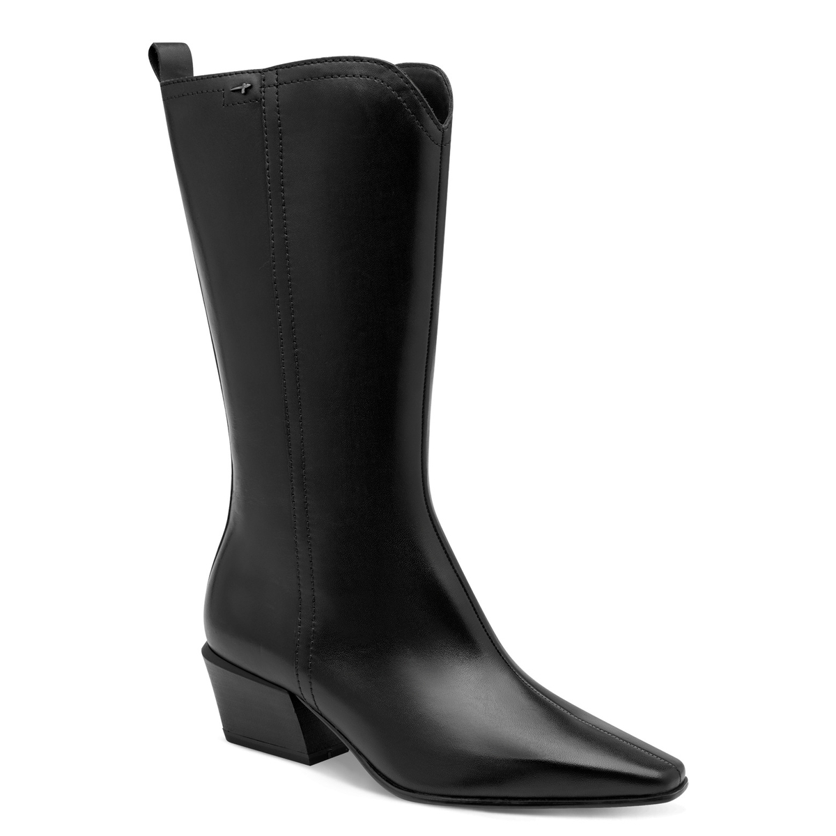 Bottes en cuir noir cuir, TAMARIS