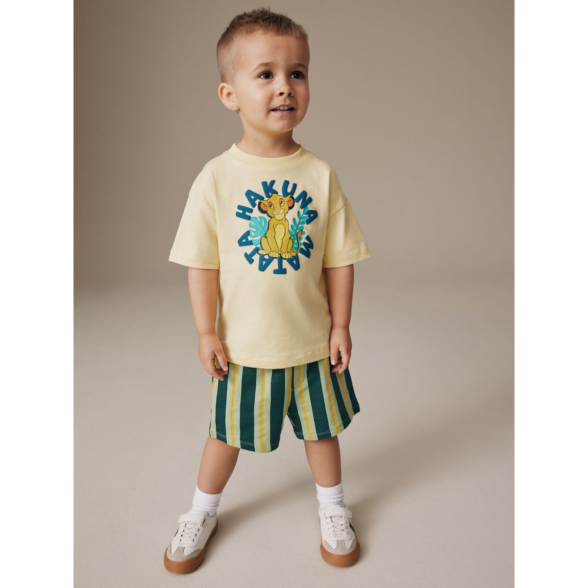 T-shirt manches courtes et short le roi lion jaune, NEXT