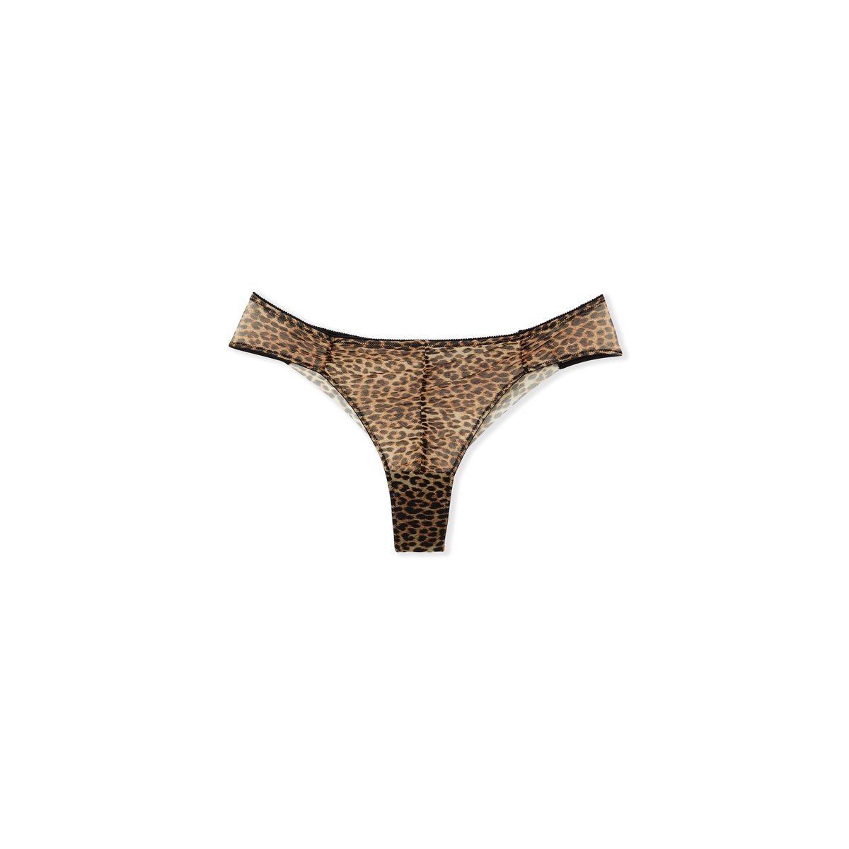 Tanga en tulle SYMBIOSE marron, ETAM
