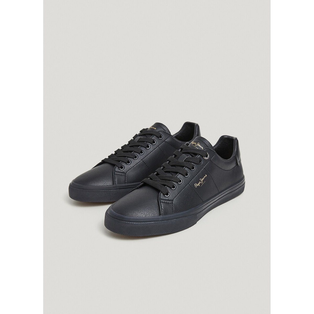 Flache Sneakers Kenton Rise M schwarz, PEPE JEANS
