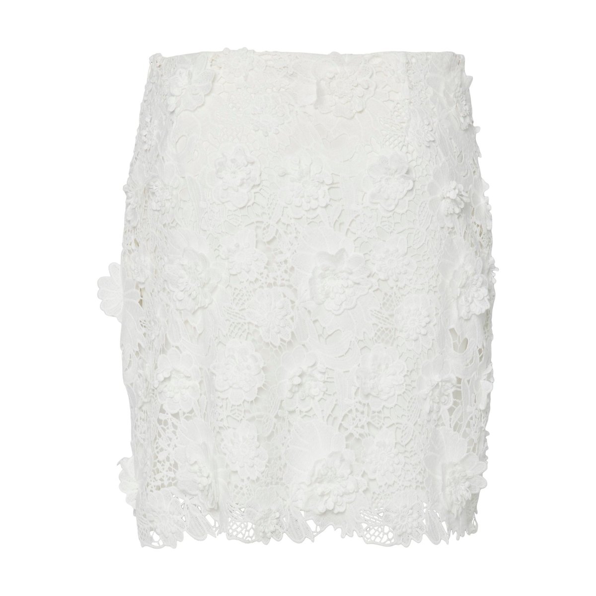 Mini-Jupe star white, YAS