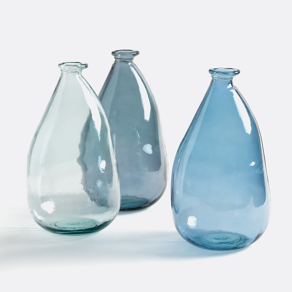 Vase dame-jeanne H36 cm, Izolia bleu foncé, LA REDOUTE INTERIEURS