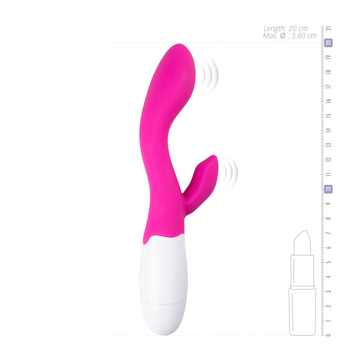 Vibromasseur rabbit LILY rose, EASY TOYS
