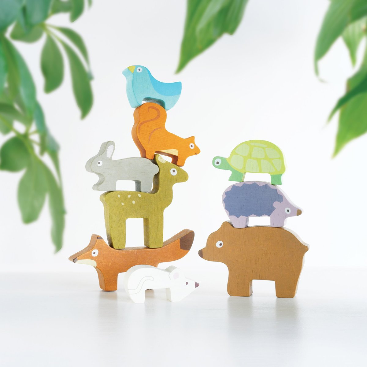 La tour des animaux de la forêt blanc, LE TOY VAN