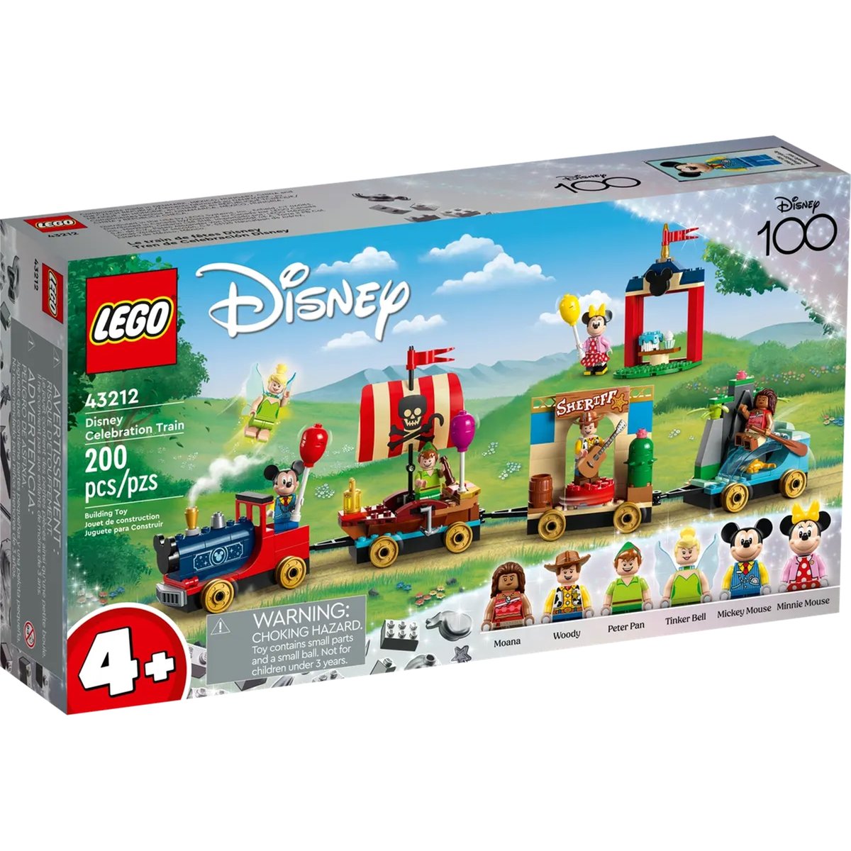 Disney Le train en fête Disney multicolore, LEGO