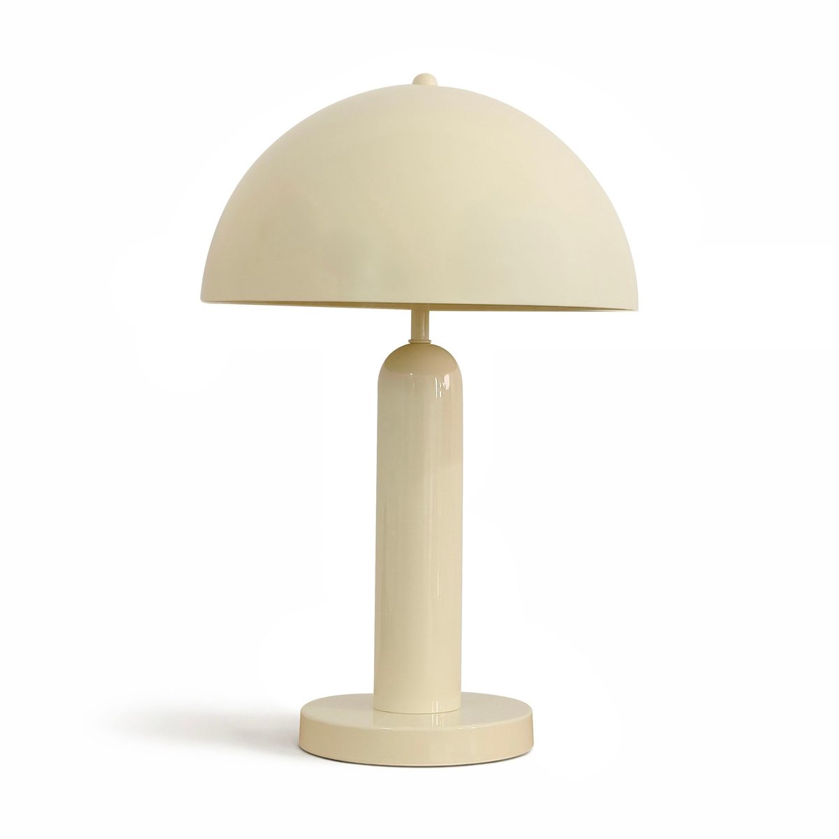 Lampe à poser en métal H46 cm, KYRA crème, NOW'S HOME