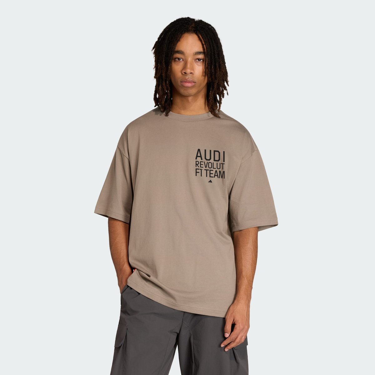 T-Shirt Audi Revolut F1 Team Elevated Graphic Ii T-Shirt Audi Revolut F1 Team Elevated Graphic Ii simple brown / hi-res red, adidas Performance